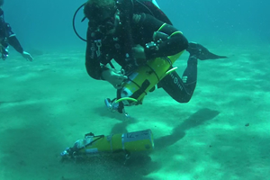 TDi Trimix Diver Course retrieve stage cylinbders